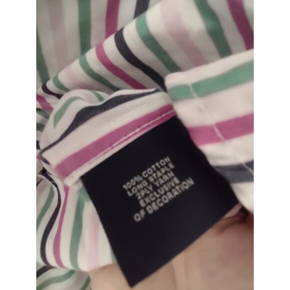 Tailorbyrd Collection Dress Shirt Mens XL Long Sleeve Striped Classic Button Up - Picture 11 of 11